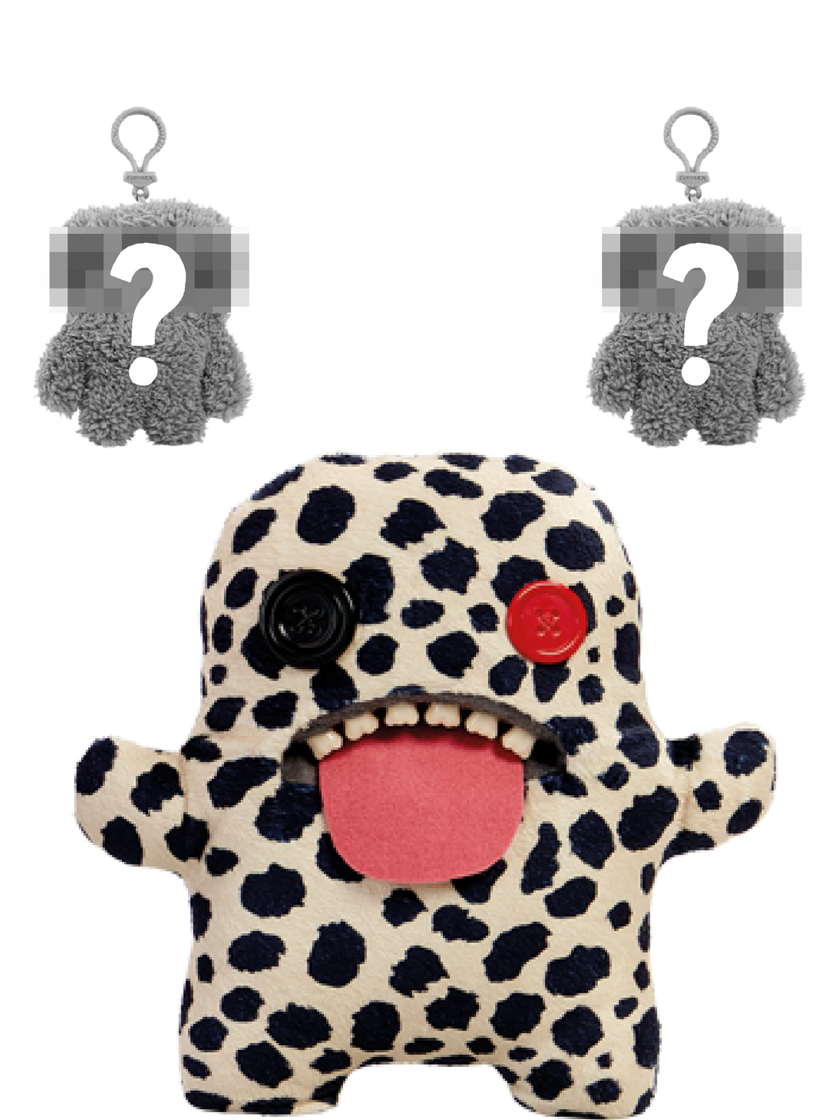 Monster: Oogah Boogah White Leopard & Keyring Pack